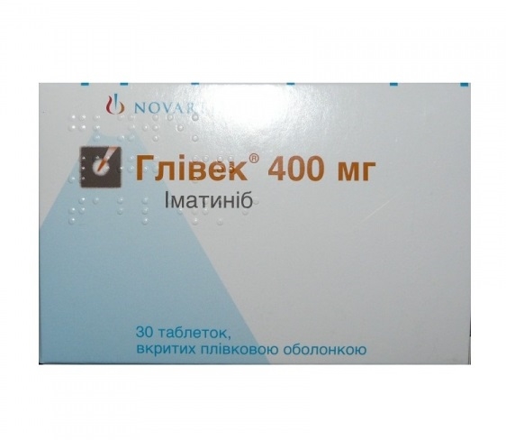 ГЛІВЕК® таблетки, вкриті плівковою оболонкою, по 400 мг по 10 таблеток у блістері; по 3 блістери в коробці